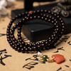 Premium Small-Leaf Red Sandalwood Bracelet (6mm) – Rare High-Density Beads with Starry Grain