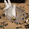 108 Beads White Quartz Mala – Minimalist Healing Bracelet for Mindfulness & Energy Balance