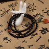 Premium Small-Leaf Red Sandalwood Bracelet (6mm) – Rare High-Density Beads with Starry Grain