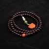 Premium Small-Leaf Red Sandalwood Bracelet (6mm) – Rare High-Density Beads with Starry Grain