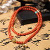 7mm Premium Sichuan Southern Red Agate 108 Bead Mala – A Rare Blend of Wealth, Energy & Spiritual Protection