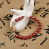 Imperial Cinnabar (Diwangsha) Beaded Bracelet – A Timeless Symbol of Protection & Strength