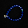 Natural Lapis Lazuli Bracelet with Ancient Chinese Rune – Wisdom, Protection & Spiritual Power