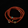 7mm Premium Sichuan Southern Red Agate 108 Bead Mala – A Rare Blend of Wealth, Energy & Spiritual Protection