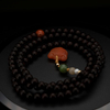 Premium Small-Leaf Red Sandalwood Bracelet (6mm) – Rare High-Density Beads with Starry Grain